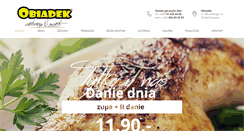 Desktop Screenshot of obiadek.pl